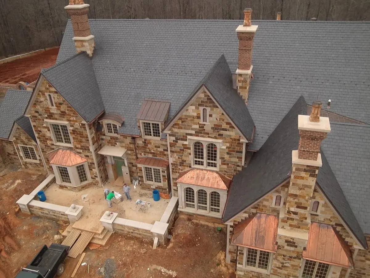 Craftsman Roofing Slate Roof Repair project in La Verne